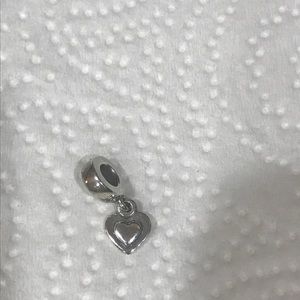 Pandora dangle heart charm